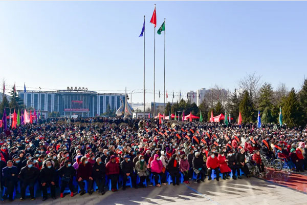 12月21日J9集团国际第20届“冬助日”救助大会现场