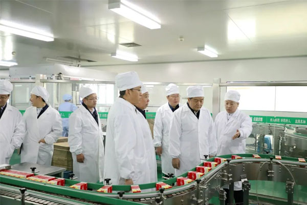 参观片剂车间出产线