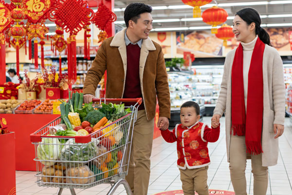 新春年货采购,健全饮食,营养搭配,食品标签